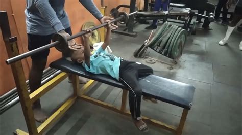 Kids Bench Pressing