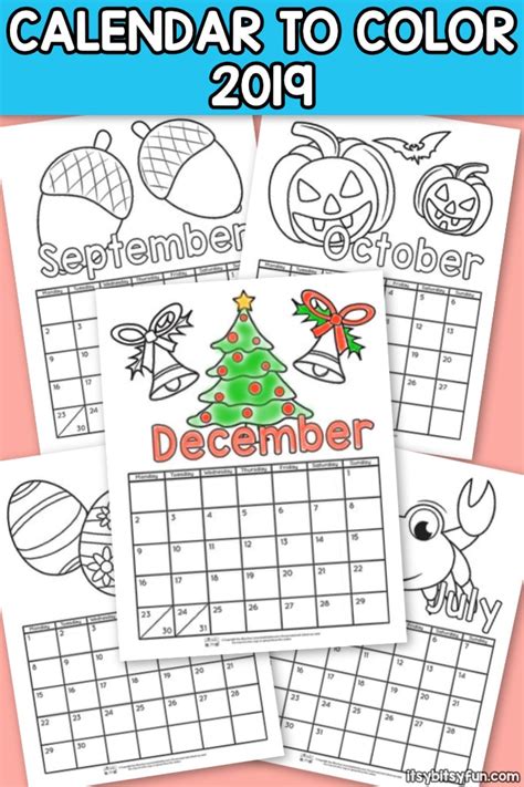 Kids Calendar 2019