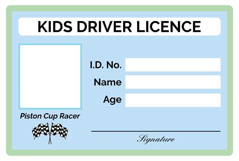 Kids Drivers License
