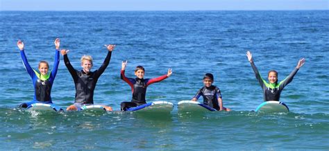 Kids Having Fun Surfing