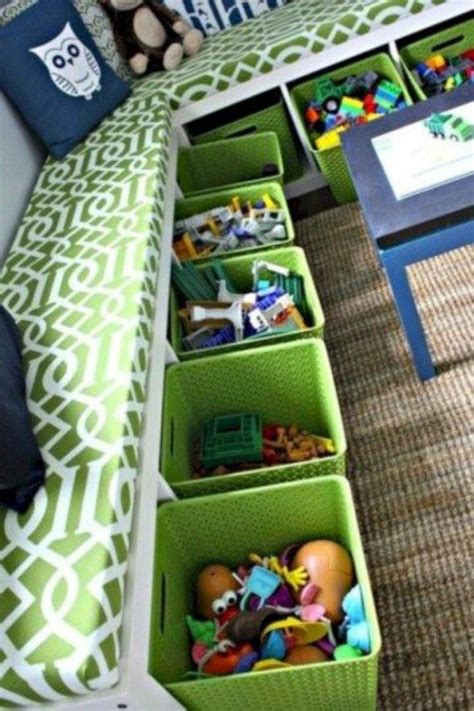 54 Enchanting Toy Storage Design Ideas For 2019 Playroom storage, Basement remodeling before