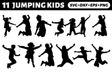 Download Kids Silhouette Bundle Files