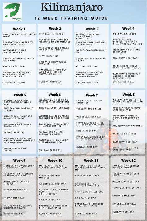 Kilimanjaro Training Plan