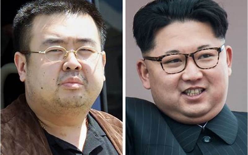 Kim Jong-Nam And Kim Jong-Un