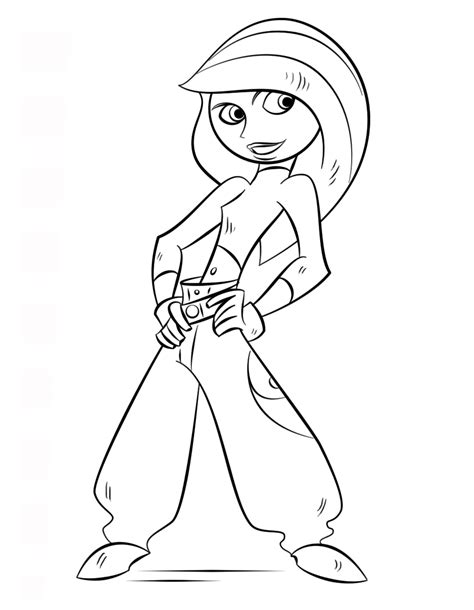 Kim Possible Coloring Pages