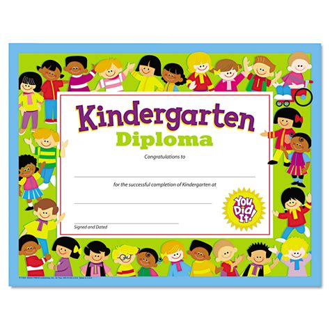 Kindergarten Certificate Templates