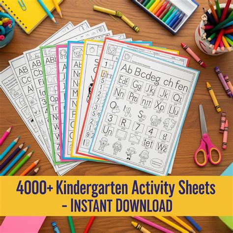 Kindergarten Activity Sheets