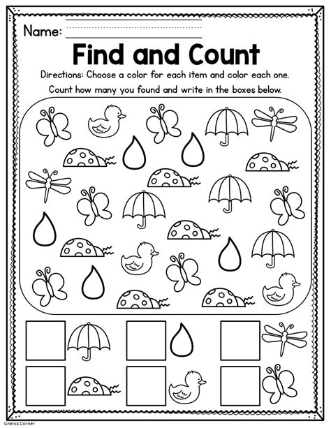 Kindergarten Fun Activities Printable