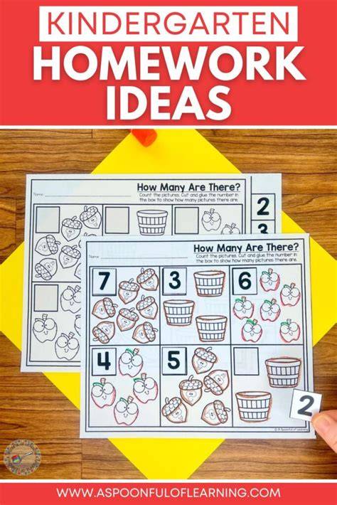 Kindergarten Homework Ideas