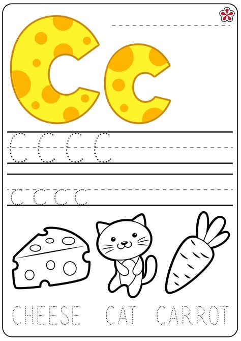 Kindergarten Letter C Worksheets