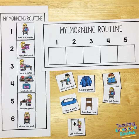 Kindergarten Morning Routine