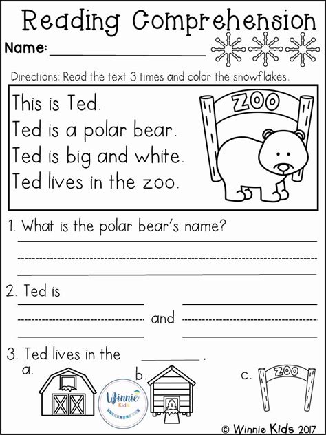 Kindergarten Printable Worksheets Reading