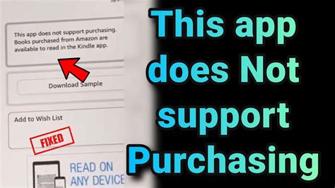 Why Kindle App Does Not Support Purchasing and What to Do About It