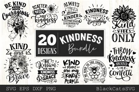 Download Kindness Bundle 20 Designs Images