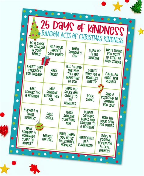 Kindness Calendar Advent