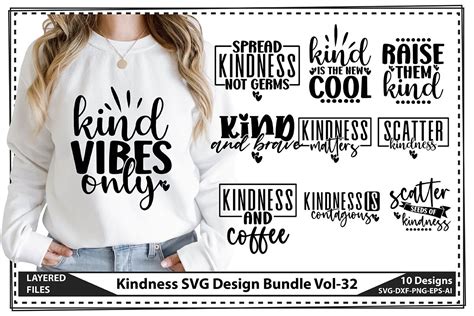 Download Kindness Design Bundle SVG | Kindness Cameo