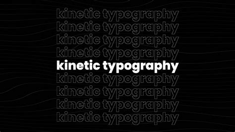 Kinetic Typography Template