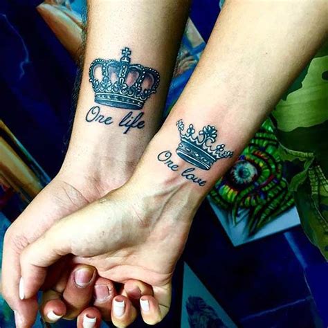 165+ Top King And Queen Tattoos For Couples {2018
