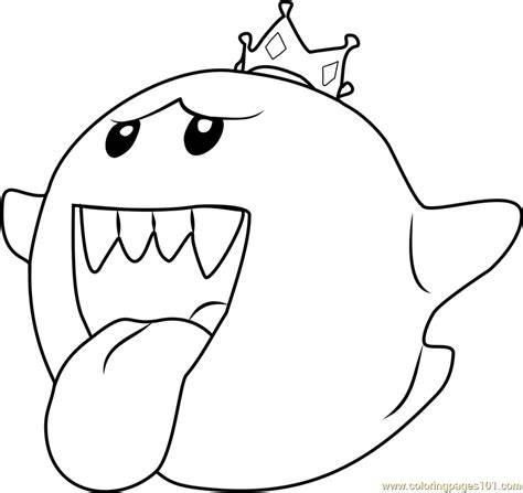 King Boo Coloring Page