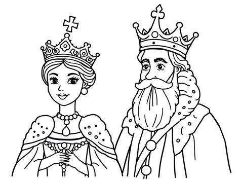 King Coloring Page