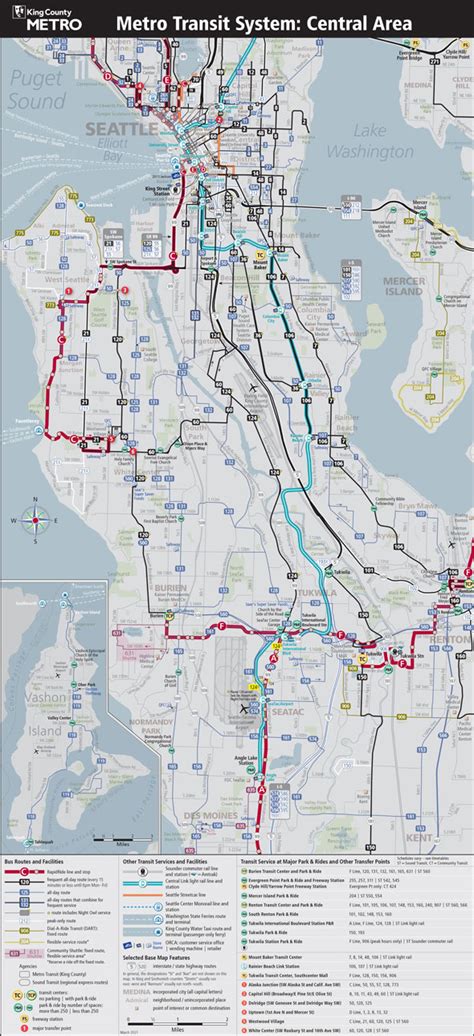 Route map (zoom) King County Metro Transit King County Route map