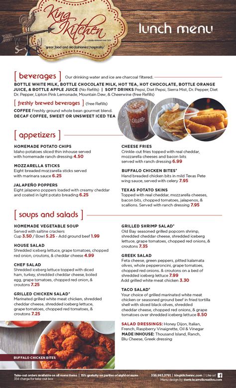 Delight Your Taste Buds: King Kitchen's Daily Specials