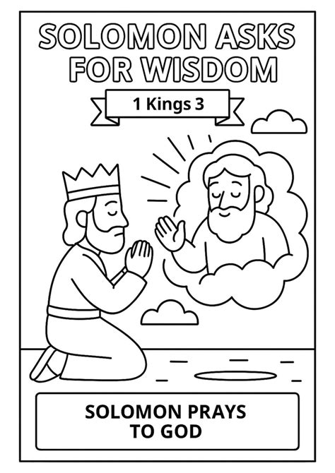 King Solomon Coloring Page