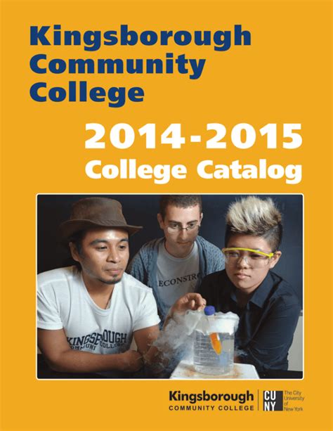 Kingsborough Community College Course Catalog Fall 2017