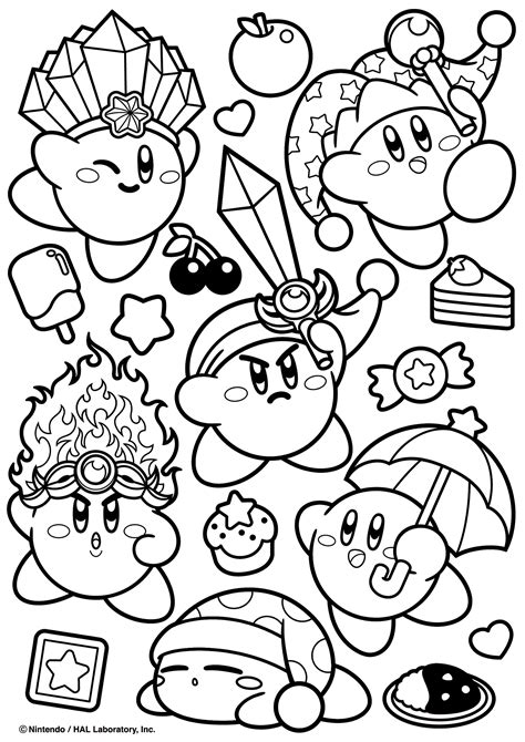 Kirby Ausmalbilder
