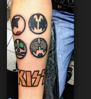 Kiss Band Tattoo