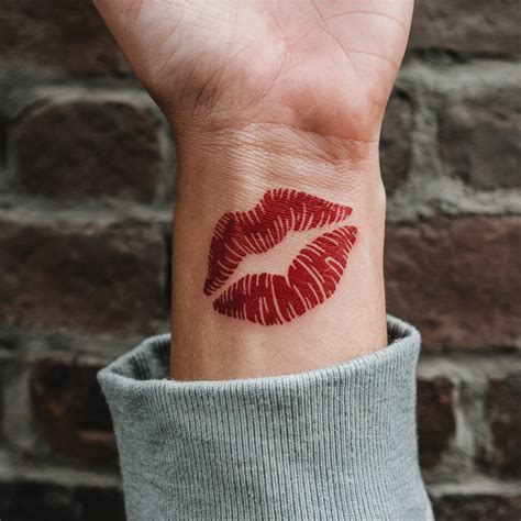Kiss Mark Tattoo