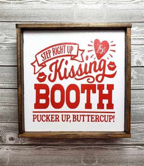 Kissing Booth Sign Printable