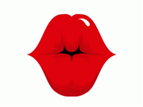 Explore the Sensual World of Kissing Lips with Animated Gifs