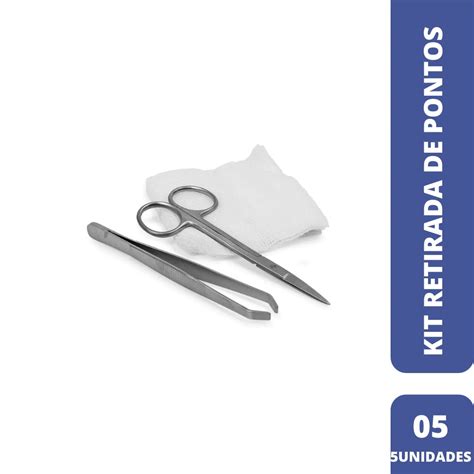 Kit Retirada de Pontos Descartável - Kolplast - cinquentamaissaude