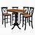 Kitchen Table With Bar Stools