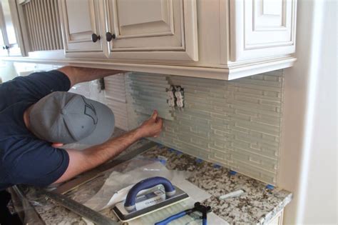 Installing a Kitchen Tile Backsplash