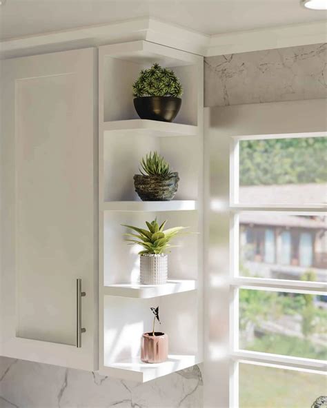 Unleash Your Inner Chef: Elevate Your Kitchen with The Sleek Open-End Shelf Cabinet!