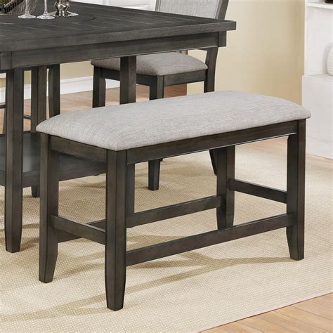 Unleash Unbeatable Comfort in Your Kitchen with Our Luxurious Counter-Height Bench with Back - Perfect for Dining, Entertaining and More!