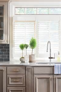 Kitchen Door Window Treatment