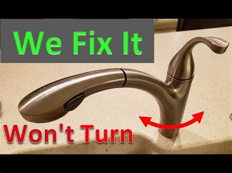 Kitchen Faucet Won'T Turn Off