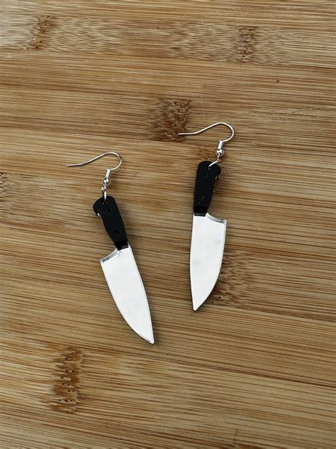 Kitchen Knife Earrings