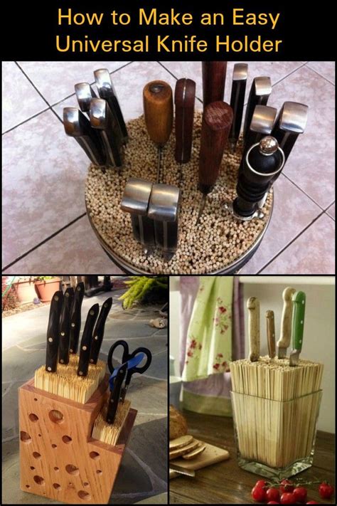 Kitchen Knife Holder Diy