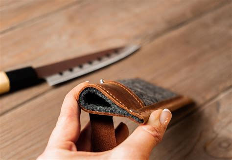Kitchen Knife Leather Sheath