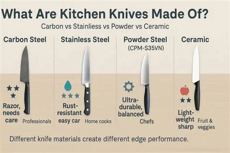 Kitchen Knife Materials