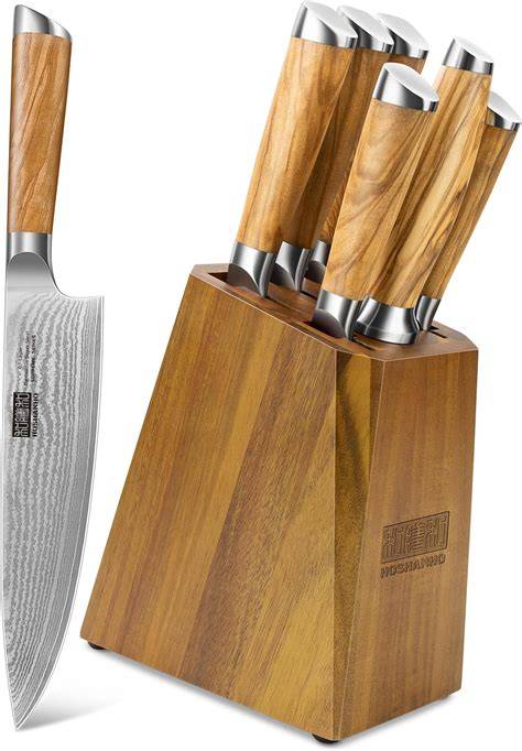 Kitchen Knife Set With Block
