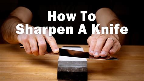 Kitchen Knife Sharpening Techniques Youtube