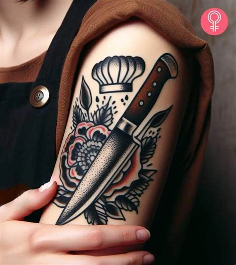 Kitchen Knife Tattoo