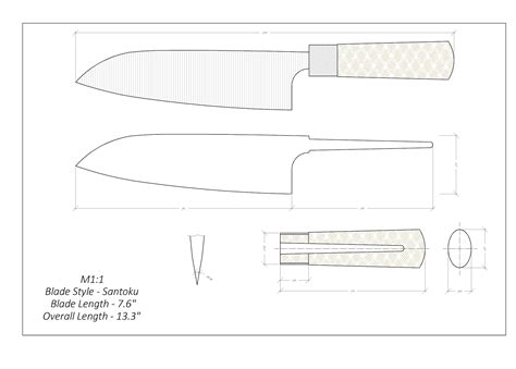 Kitchen Knife Template