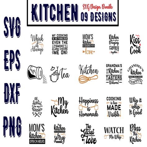 Download Kitchen Quotes Bundle Commercial Use Free PSD Mockups