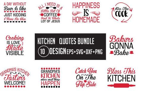 Download Kitchen Quotes Bundle Crafts